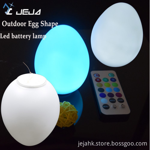 2016 Easter Decoration Egg-Shape Remote Controlled LED Egg Lights